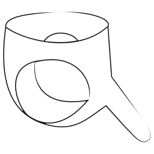 LATEX - donji deo sa realističnim dildom (crvena)