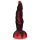 OgazR Hell Dong - rebrasti dildo - 20 cm (crvena)