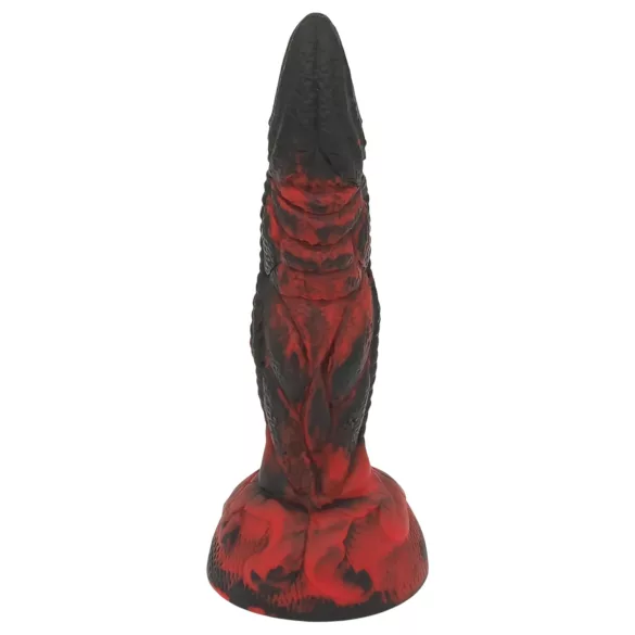 OgazR Hell Dong - rebrasti dildo - 20 cm (crvena)