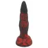 OgazR Hell Dong - rebrasti dildo - 20 cm (crvena)