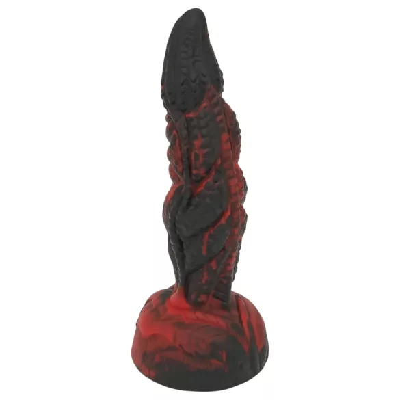 OgazR Hell Dong - rebrasti dildo - 20 cm (crvena)