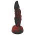 OgazR Hell Dong - izbrazdani dildo - 20 cm (crvena)