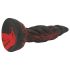 OgazR Hell Dong - izbrazdani dildo - 20 cm (crvena)