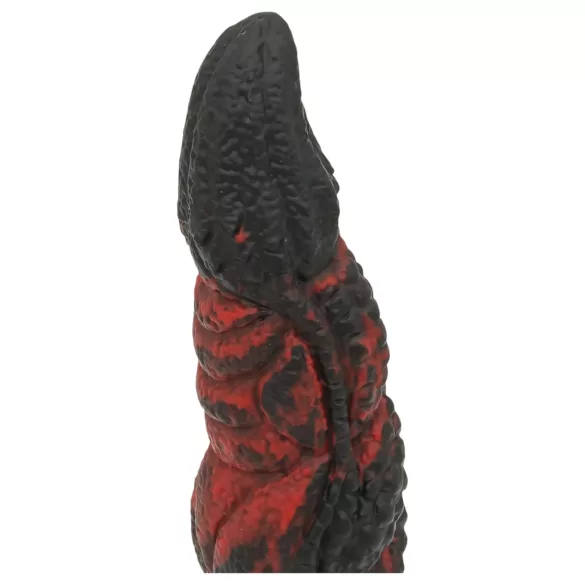 OgazR Hell Dong - rebrasti dildo - 20 cm (crvena)