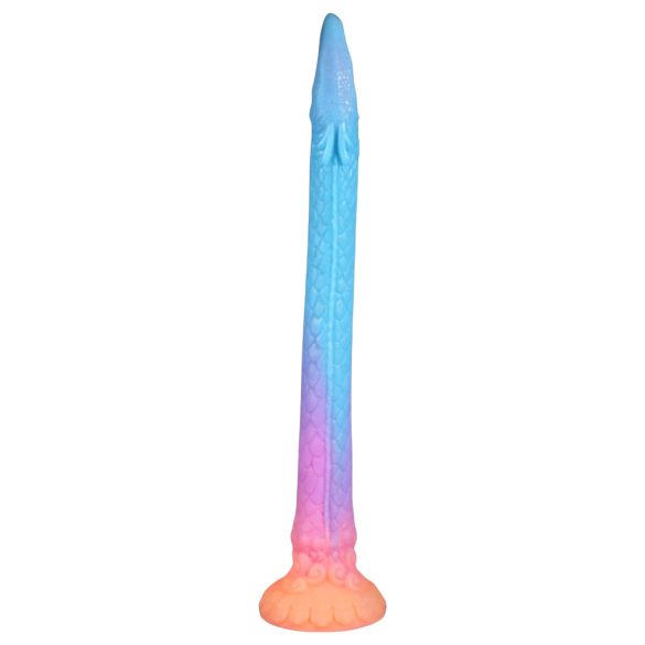 OgazR XXL Jegulja - fosforescenti analni dildo - 47cm (pink)