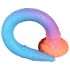 OgazR XXL Jegulja - fosforescenti analni dildo - 47cm (pink)