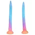 OgazR XXL Jegulja - fosforescentni analni dildo - 47 cm (roze)