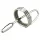 DeepRing - prstenasti metalni dilatator - 9cm (srebrni)