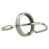 DeepRing - prstenasti metalni dilatator - 9cm (srebrni)
