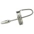 DeepRing - prstenasti metalni dilatator - 9cm (srebrni)