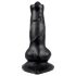 Animalorny - pasji penis dildo - 12cm (crni)