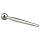 FukR - metalna, kuglasta dilator - 8cm (srebrna)