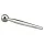 FukR - metalna, kuglasta dilator - 8cm (srebrna)