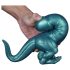 Toppedmonster - dinosaurus silikonski dildo - 26 cm (tirkiz)