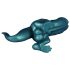 Toppedmonster - dinosaurus silikonski dildo - 26 cm (tirkiz)