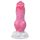 Animalorny Buldog - pseći dildo - 17cm (pink)