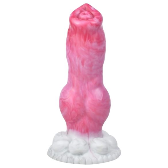 Animalorny Buldog - pseći dildo - 17cm (pink)
