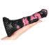 Bad Horse - silikonski dildo konj 18 cm (crno-roze)
