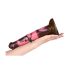 Bad Horse - silikonski dildo, 24cm (braon-roze)