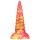 Metalik Anal - silikonski dildo jednorog - 17cm (pink-zlatni)
