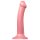 Strap-on-me Metallic Shine M - kožni dildo (metalna pink boja)