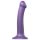 Strap-on-me Metallic Shine M - kožni dildo (metalno ljubičasta)