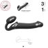 Strap-on-me M - vibrator na kaiš - srednji (crni)