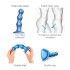 Strap-on-me Balls L - kugle dildo sa vakumom (plavi)