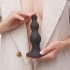 Strap-on-me Beads S - перле, вакуумски причвршћен дилдо (црни)