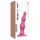 Strap-on-me Perle M - dildo sa kuglicama i vakuumskom podlogom (roze)