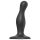 Strap-on-me Curvy S - talasasti, crni dildo sa vakumskom poderškom