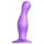 Strap-on-me Curvy L - talasasti dildo sa vakum postoljem (ljubičasti)