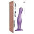 Strap-on-me Curvy L - talasasti dildo sa vakum postoljem (ljubičasti)