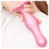 Strap-on-me Curvy S - таласасти дилдо са вакуумском чашом (розе)