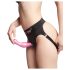 Strap-on-me Curvy S - таласасти дилдо са вакуумском чашом (розе)