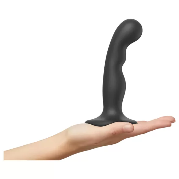 Strap-on-me P&G S - savitljivi dildo sa vakuumskim držačem (crna)