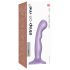 Strap-on-me P&G S - savijeni dildo sa vakum bazom (ljubičasti)