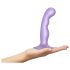 Strap-on-me P&G S - savijeni dildo sa vakum bazom (ljubičasti)
