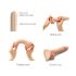 Strap-on-me M - dvoslojni dildo sa vakuumskom bazom (prirodna boja)