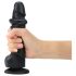Strap-on-me M - dvoslojni dildo sa vakuumskom bazom (crna)