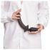 Strap-on-me Preklopivi Polu-Realistični XXL - 2u1 dildo (crni)