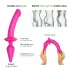 Strap-on-me Switch Semi-Realistic XXL - 2u1 dildo (roze)