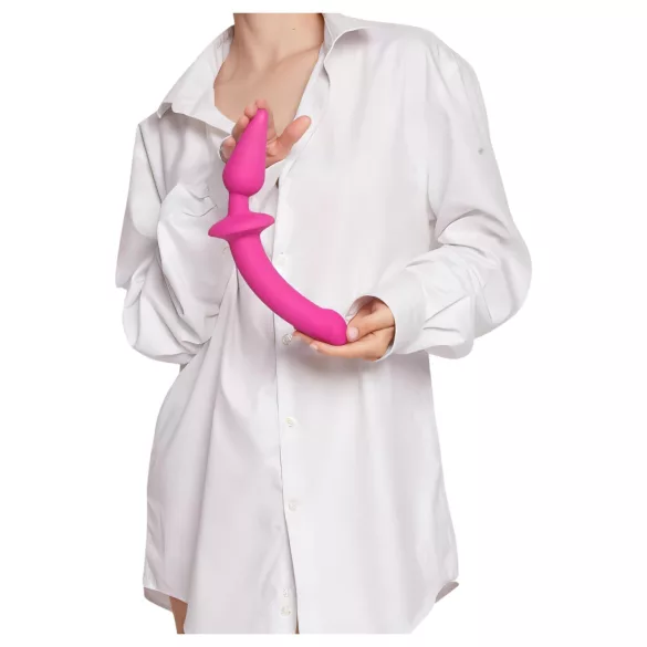 Strap-on-me Switch Semi-Realistic XXL - 2u1 dildo (roze)