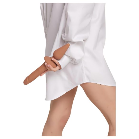 Strap-on-me Swith Realistic L - 2u1 silikonski dildo (natur)