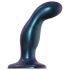 Strap-on-me Snaky M - savijeni analni dildo (plavi)