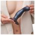 Strap-on-me Snaky M - savijeni analni dildo (plavi)