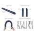 Strap-on-me - dupli dildo (metalno plava)