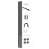 Strap-on-me - dupli dildo (metalno plava)