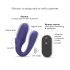 Love to Love Match Up - bežični akumulatorski parni vibrator (ljubičasti)