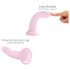 Dildolls Starlight - zvjezdasti dildo s vakum podlogom (roze)
